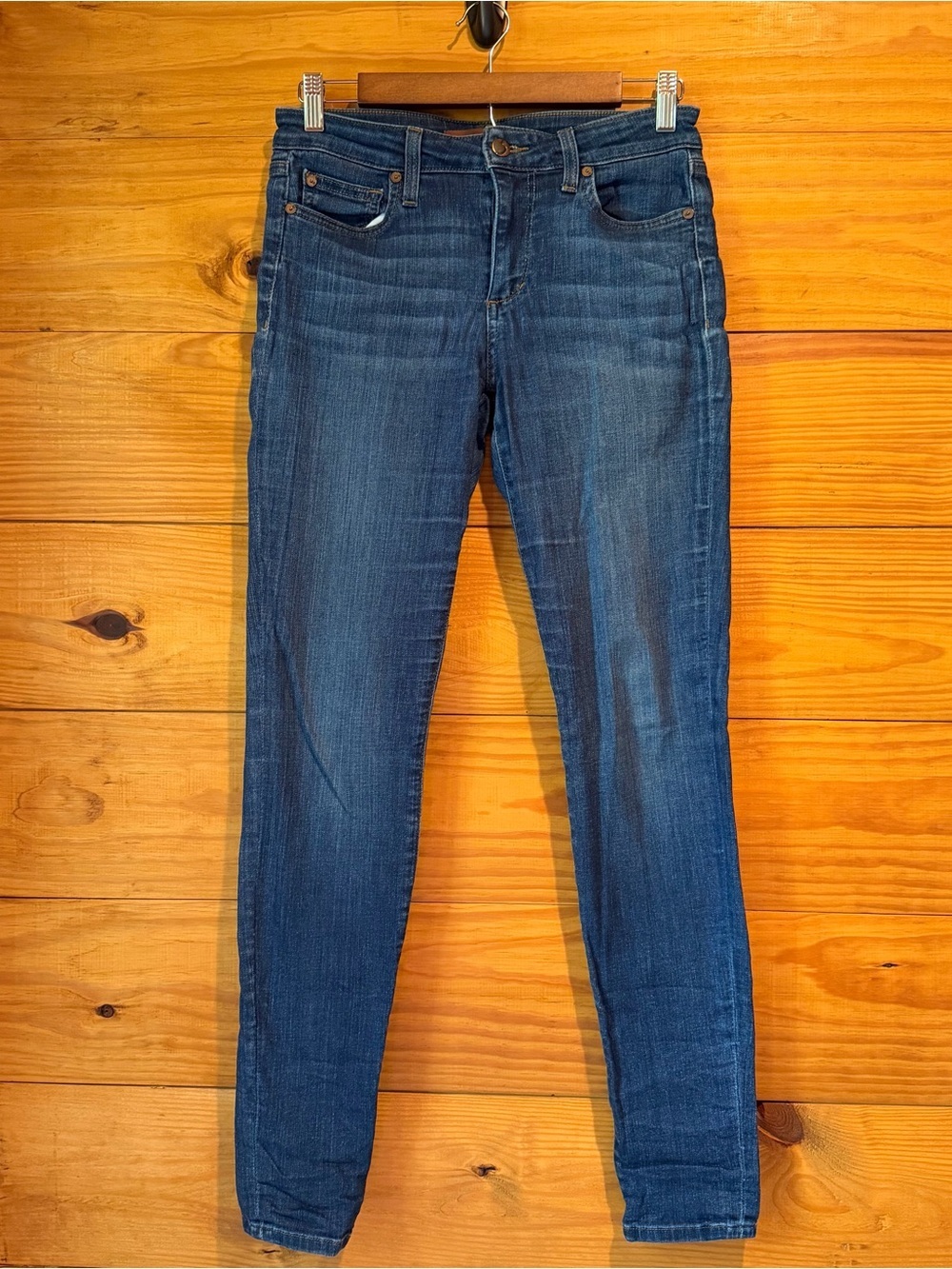 Joe’s Jeans The Icon Mid Rise Skinny Denim Jeans 27 Stretch 30.5” Alessi Wash